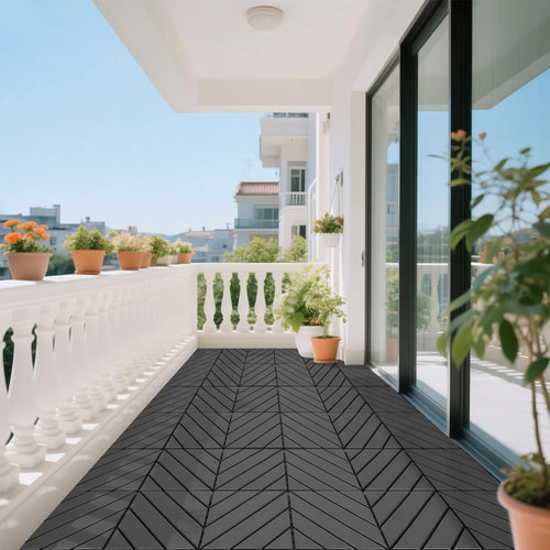 dalles terrasse emboitables 30x30 lot 44 plastique exterieur - vue 8 sur 8