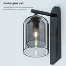 applique murale suspendue scandinave postmoderne en double verre