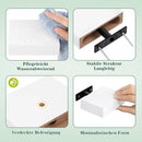 Set of 3 wall shelves for interior decoration and gallery display