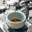 Tasse latte ceramique avec soucoupe style minimal 270ml