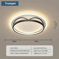 lustre led carré moderne pour éclairage décoratif intérieur
