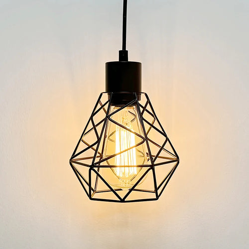 suspension industrielle loft style nordique en fer - vue 10 sur 20