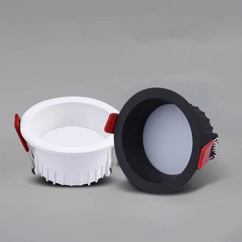 spots encastrés ronds à led pour éclairage intérieur antireflets - vue 5 sur 6