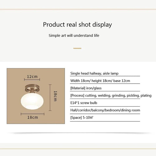 Plafonnier moderne verre maison LED déco lumiere