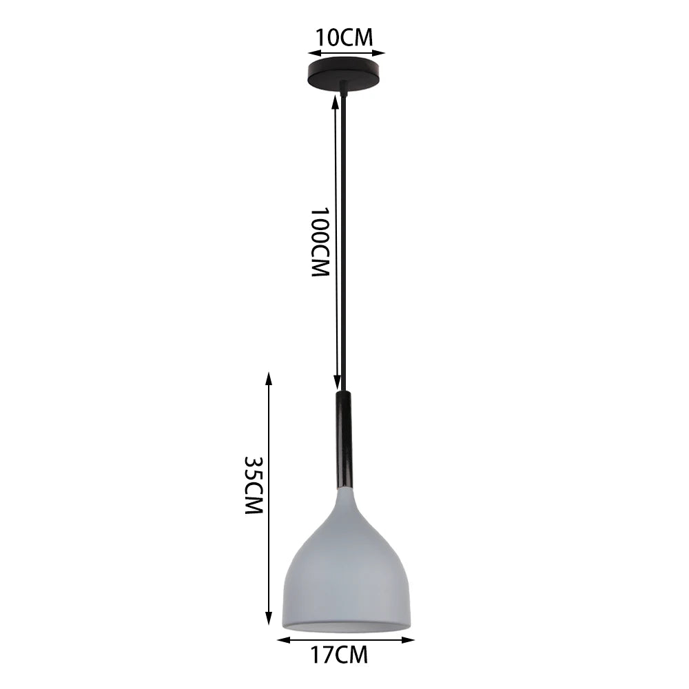 suspension industrielle loft style nordique en fer - vue 15 sur 20