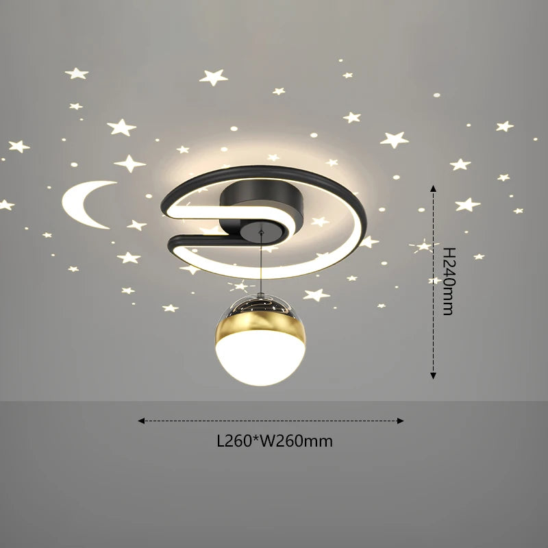 plafonnier moderne à leds pour décoration intérieure et extérieure - vue 10 sur 10