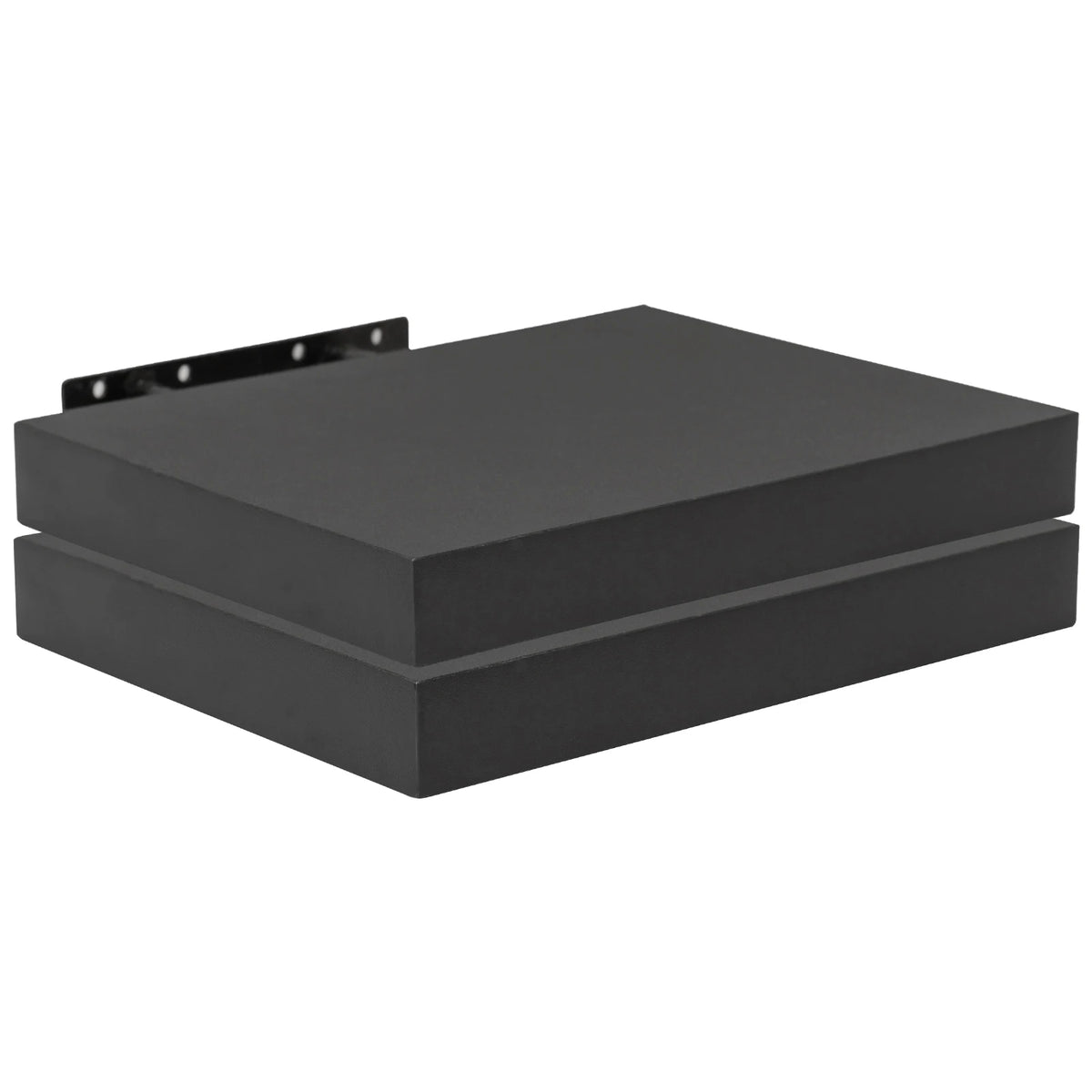 set of 2 decorative floating shelves in MDF