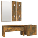 Allway Furniture Set Storage Ottoman Hallway Bench,Mirror cloths, Rack Panels plant Box for Living Room Room Entryway