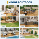 Dalles terrasse bois acacia clipsables 305mm interieur exterieur