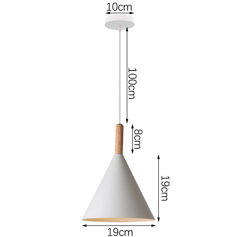 suspension industrielle loft style nordique en fer - vue 11 sur 20