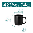 Ensemble tasses gres style moderne pour cafe the