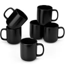 Ensemble tasses café grès mat design moderne 460ml