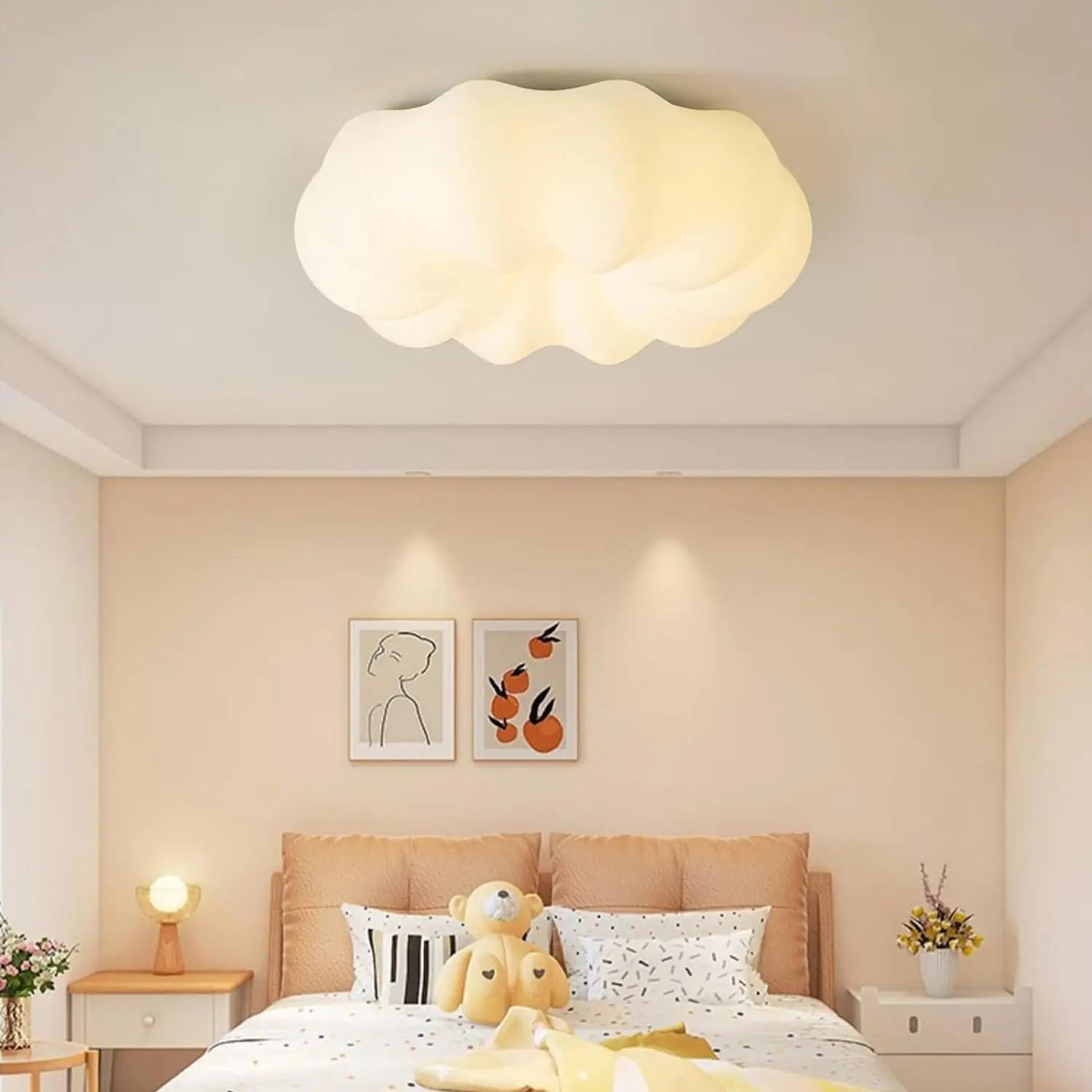 plafonnier led nordique luminaire décoratif d'intérieur pour diverses pièces - vue 3 sur 8