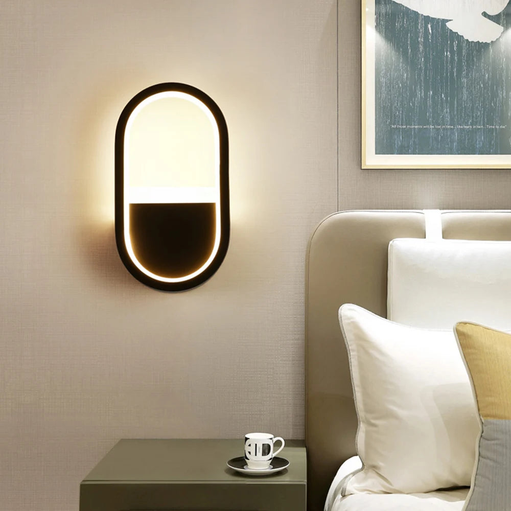 applique murale led nordique design moderne pour intérieur élégant - vue 5 sur 7