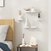 Set of 3 wall shelves for interior decoration and gallery display