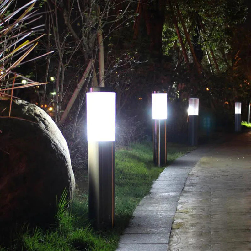 Pilier lumineux led imperméable en acier inoxydable - vue 3 sur 10