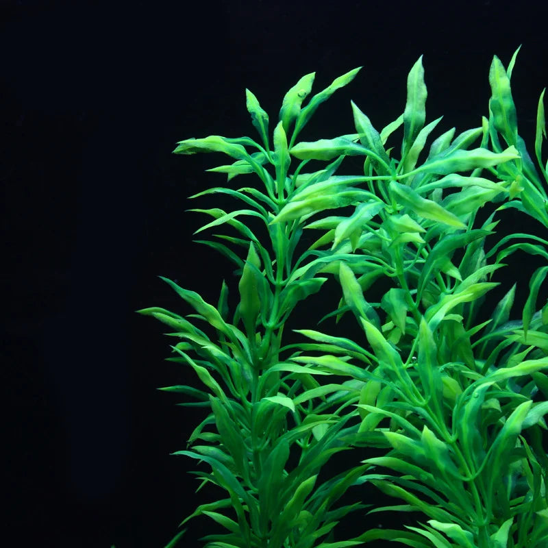 gazon aquatique artificiel pour décoration d'aquarium avec plantes en plastique - vue 5 sur 10