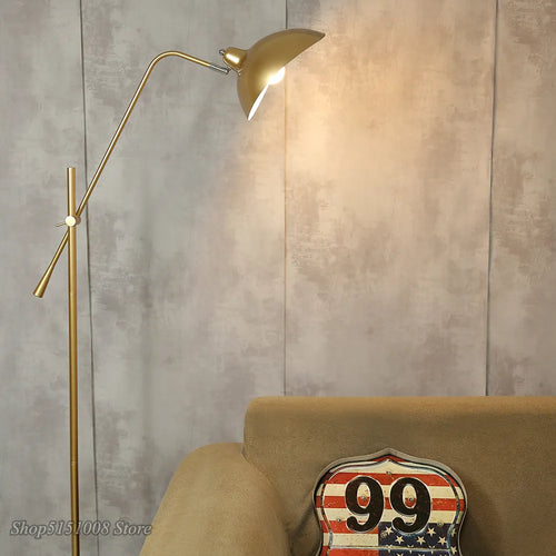 Lampadaire nordique Simple en or