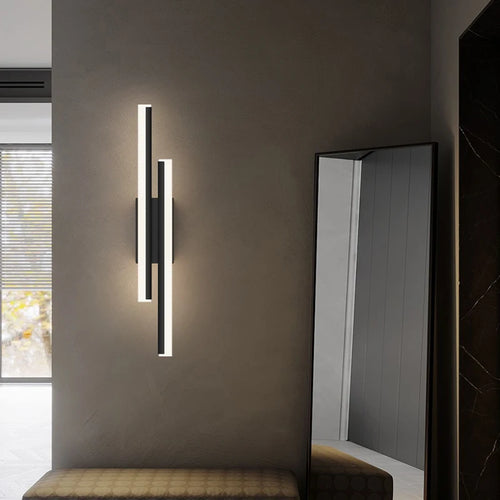 Minimalist nordic LED wall lamp creative atmosphere - vue 3 sur 7