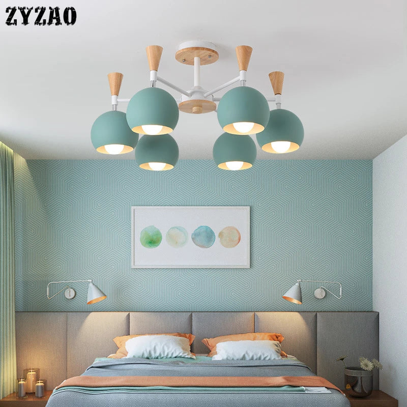 suspension simple en forme de macaron pour décoration moderne - vue 5 sur 6