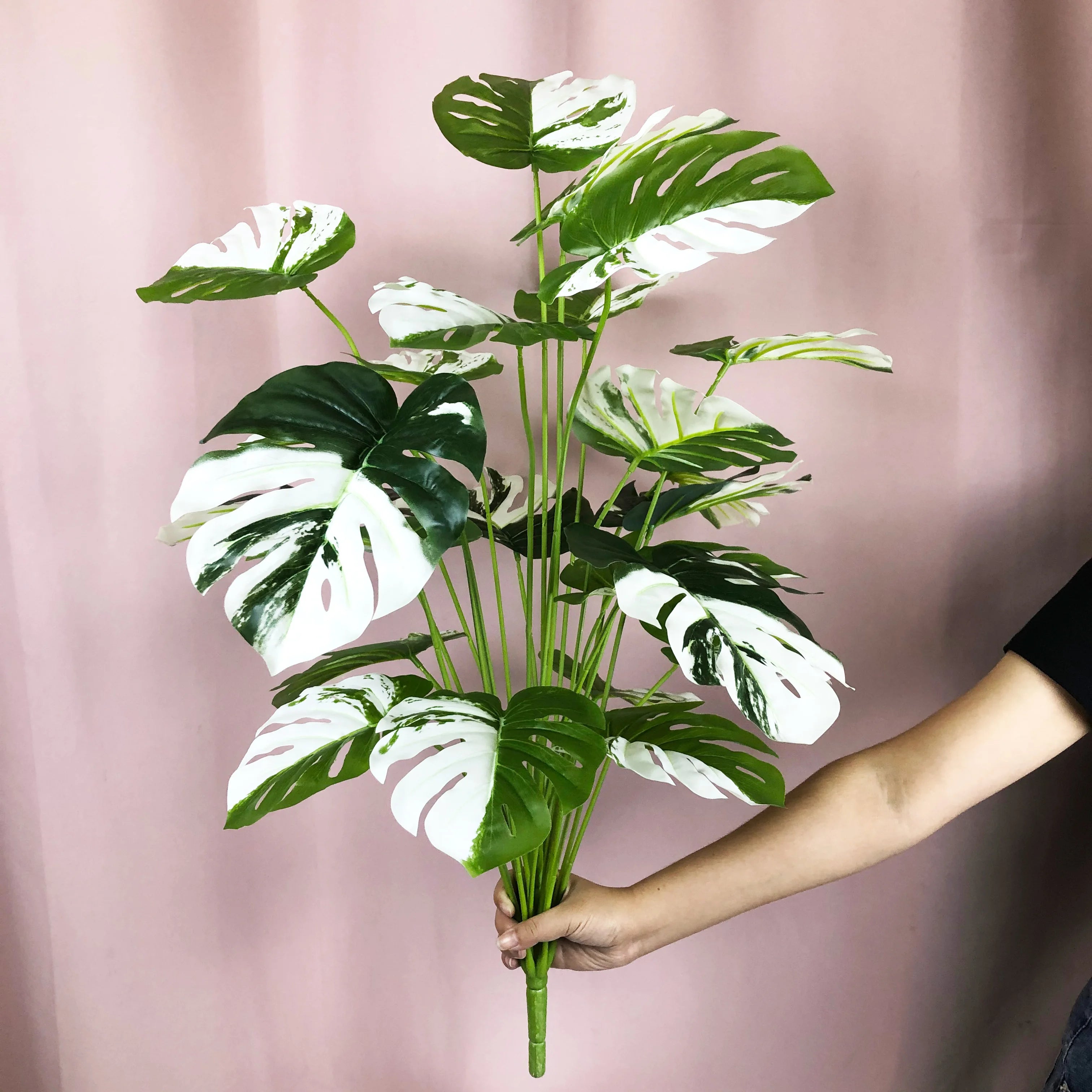 plantes artificielles bonsaï monstera palmier décoration intérieure et extérieure - vue 3 sur 10