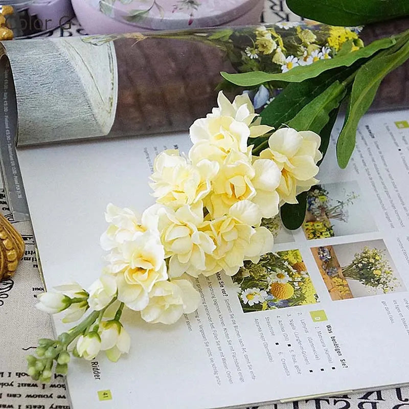 grande branche de fleur artificielle pour décoration automnale et mariage - vue 13 sur 14