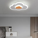 plafonnier led en bois dessin animé pour enfants
