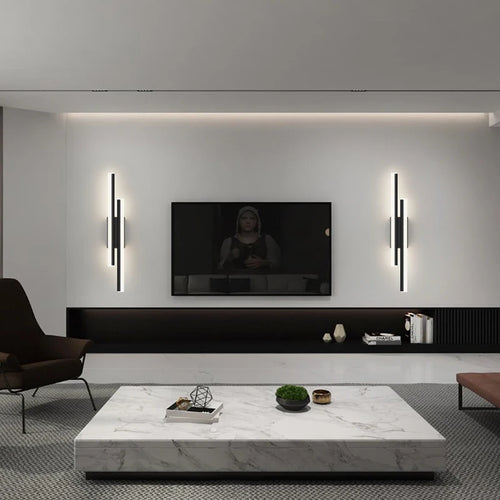 Minimalist nordic LED wall lamp creative atmosphere - vue 2 sur 7