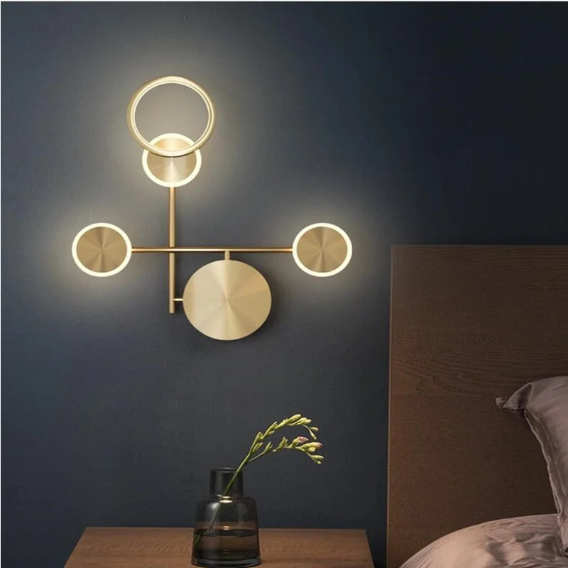 applique murale moderne à led trois lumières pour lecture et escalier - vue 4 sur 10