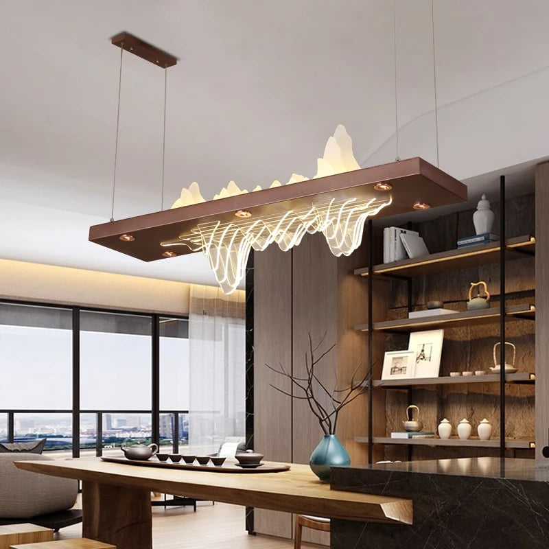 suspension moderne à led pour intérieur élégant et raffiné - vue 6 sur 6