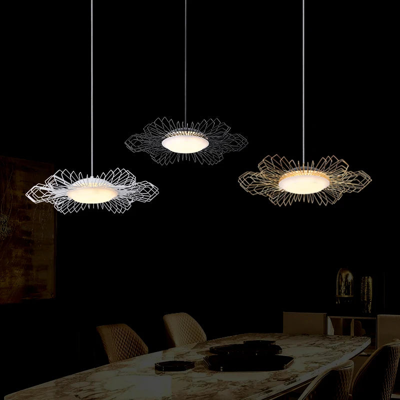 suspension design nordique ligne artistique lmap luminaire décoratif - vue 6 sur 9