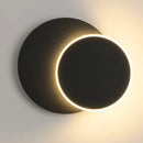 Modern nordic minimalist post-solar eclipse wall light
