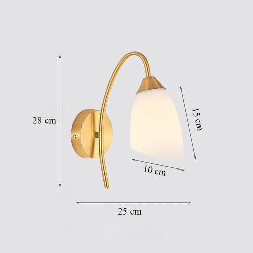 applique murale en verre luxe style art déco pour intérieur - vue 21 sur 21