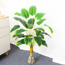 bananier artificiel grandes plantes tropicales décorations automnales