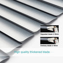 Store vénitien aluminium lames 25mm humidité salle bain