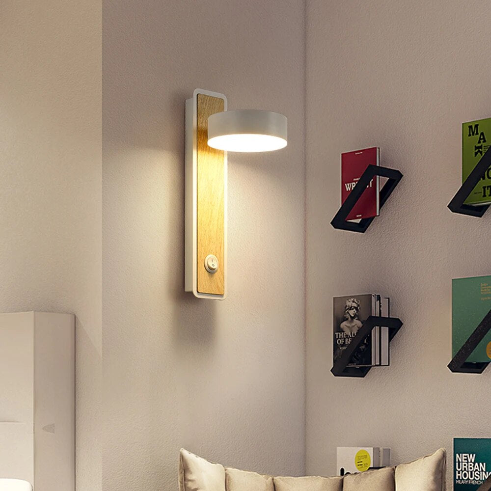 Applique murale LED nordique avec interrupteur 5W - vue 5 sur 10
