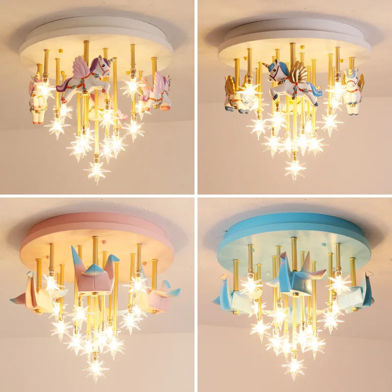 suspension lumineuse enfantine pour chambre à coucher amusante - vue 6 sur 10