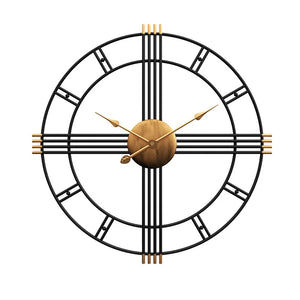 Modern Minimalist Iron Wall Clock, Nordic Style, Mute Clock, Living Room, 50cm
