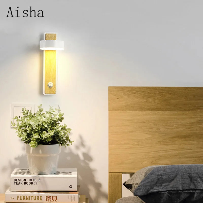 Nordic LED wall light minimalist indoor lighting for the home - vue 3 sur 8