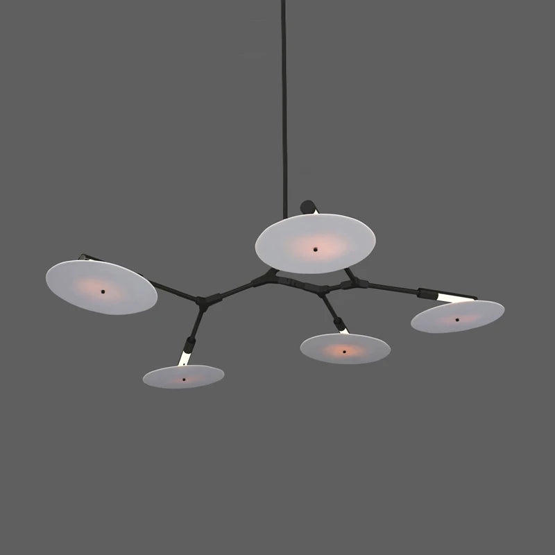 Nordic postmodern designer chandelier - vue 3 sur 6