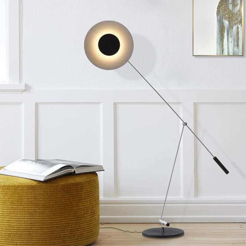 Lampadaire Post-moderne en métal pour salon