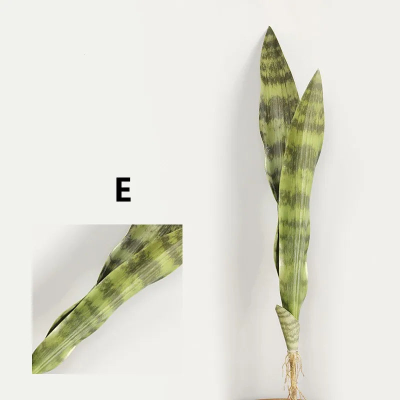 plantes artificielles feuilles de tigre pour décoration intérieure et jardin - vue 12 sur 12
