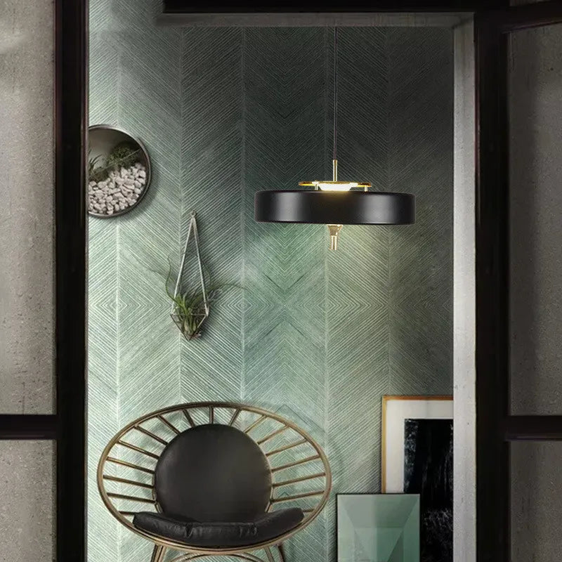 suspension nordic revolve lustre led métal moderne pour restaurant et bar - vue 4 sur 9