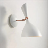 Creative metal wall light in minimalist Nordic style for interiors