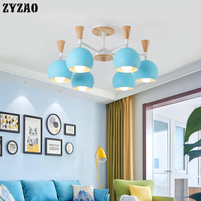 suspension simple en forme de macaron pour décoration moderne - vue 4 sur 6