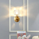 Minimalist Nordic crystal wall light modern design indoor lighting