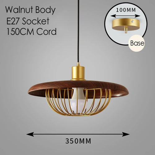 Minimalist Nordic pendant light for contemporary and inviting spaces - vue 9 sur 9