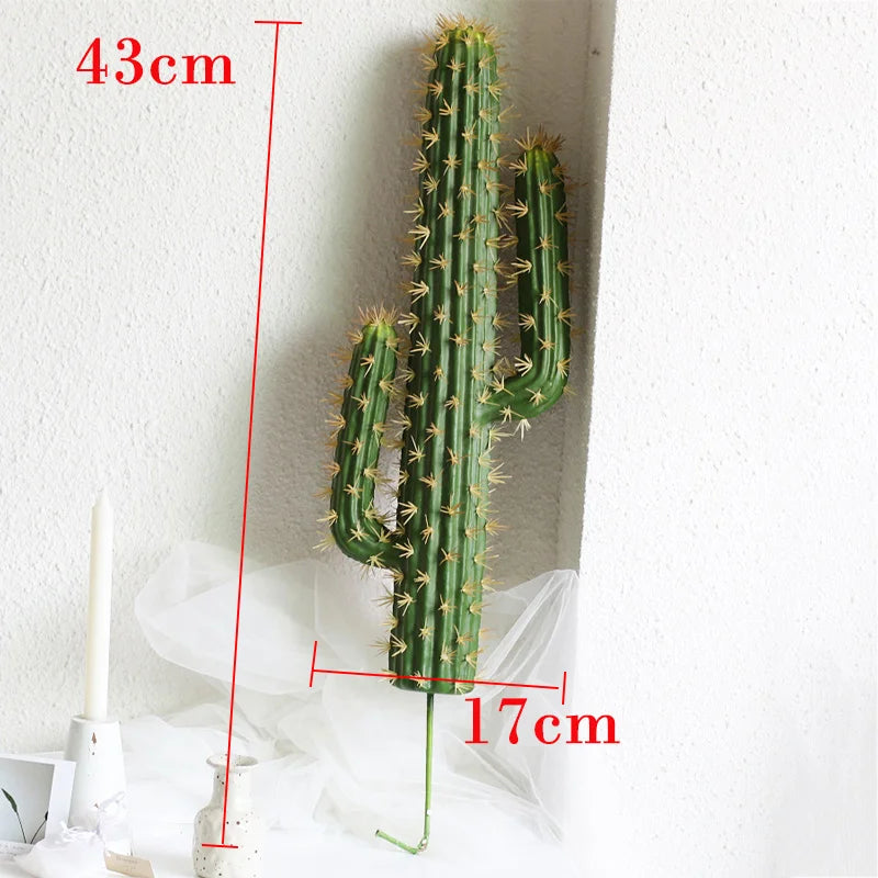 plantes tropicales cactus artificiel décoration intérieure succulente en plastique - vue 3 sur 9