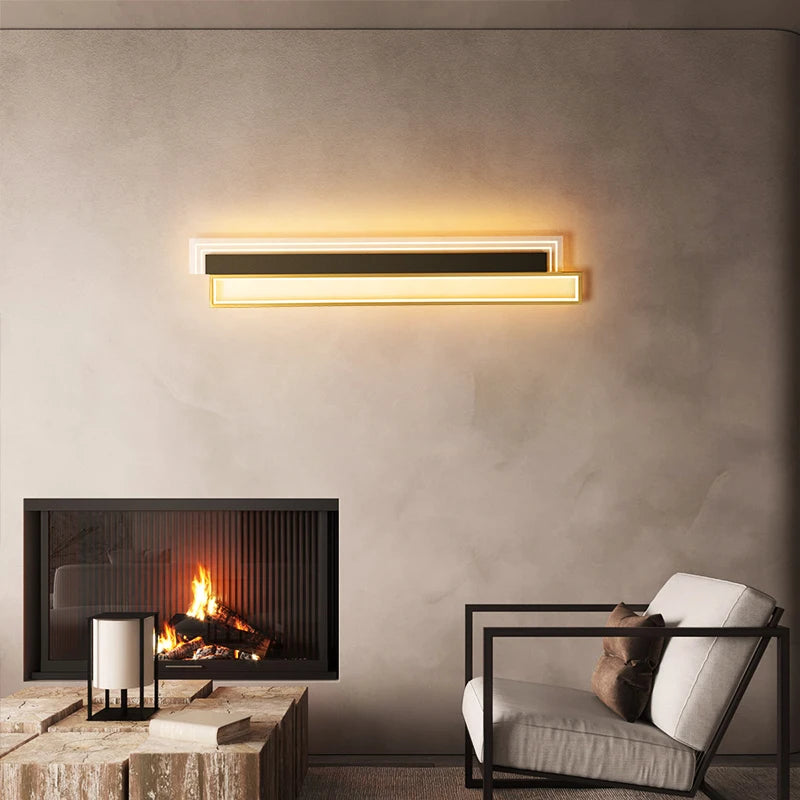 applique murale led moderne pour éclairage intérieur élégant - vue 6 sur 16