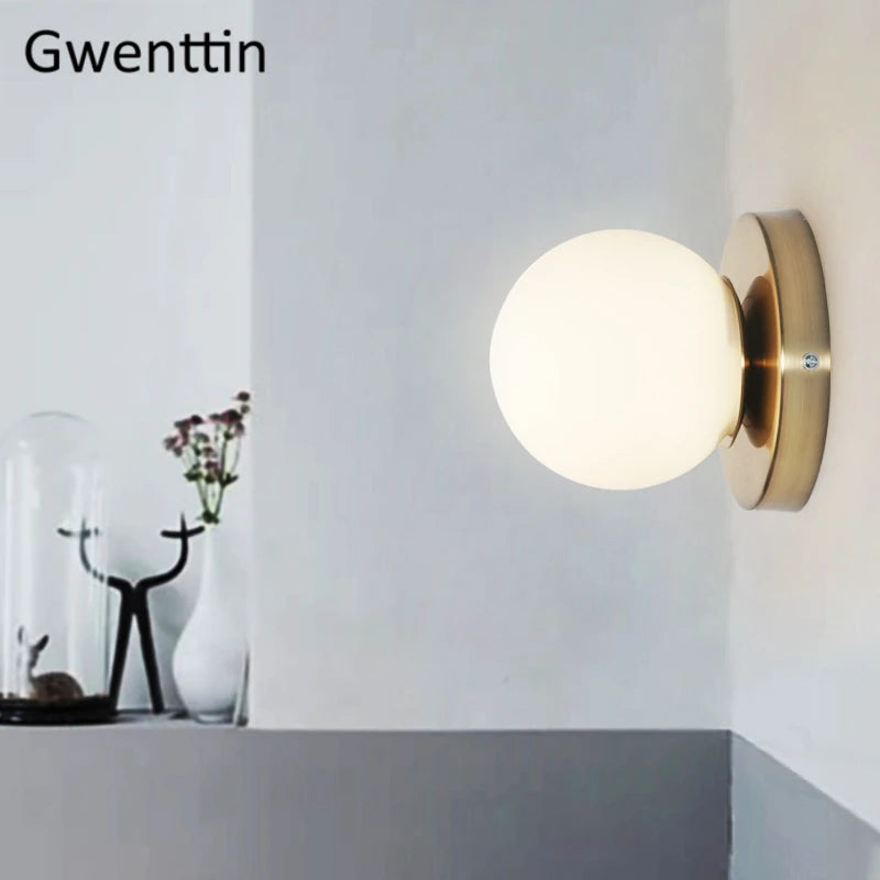applique murale moderne à led en verre pour décoration intérieure - vue 6 sur 10